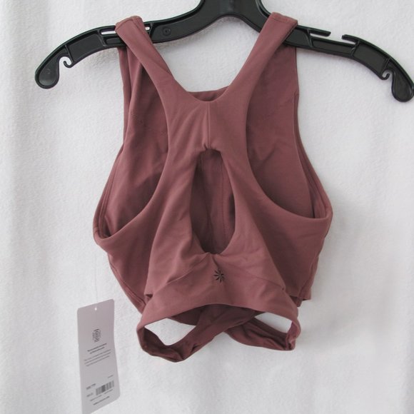 NWT - Athleta Conscious Cut Out Crop Sports Bra - Picture 11 of 13
